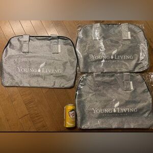 Young Living silver tote bags (comes with 3)